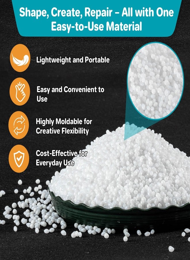RAINFLOW 10.9oz Repair Thermoplastic Teeth Beads - Tooth Repair Kit,Moldable False Teeth Beads for DIY Tooth Filling,Moldable Thermal Beads for Halloween Vampire Teeth Fangs - Image 3